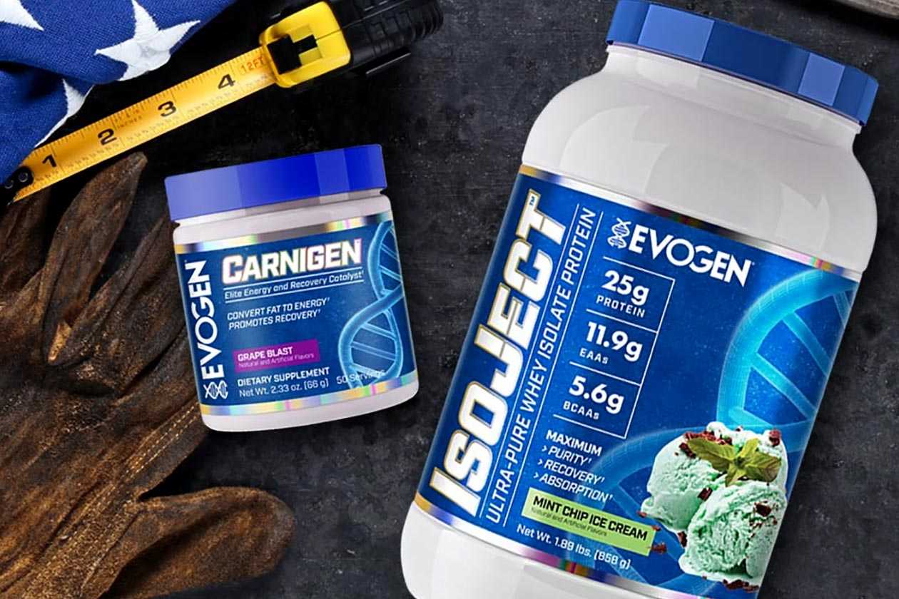 Evogen brings back Grape Carnigen and launches a Mint Chip IsoJect