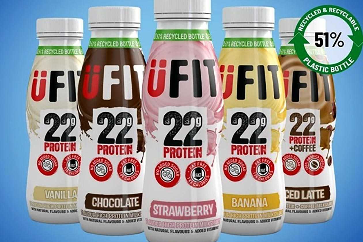 UFIT switches its protein shakes to ecofriendly bottles and natural