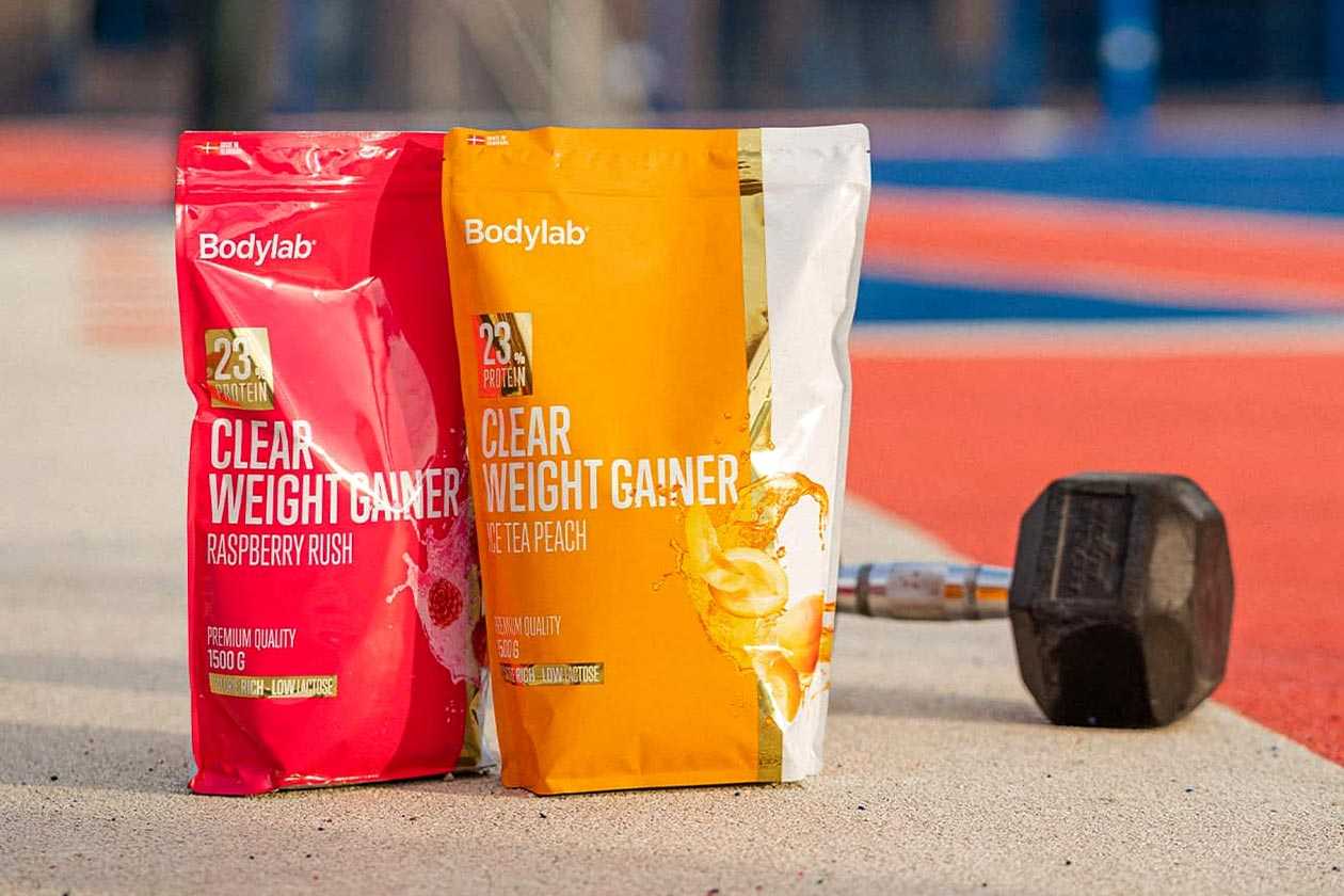 Bodylab Clean Weight Gainer clean and refreshingly fruitflavored