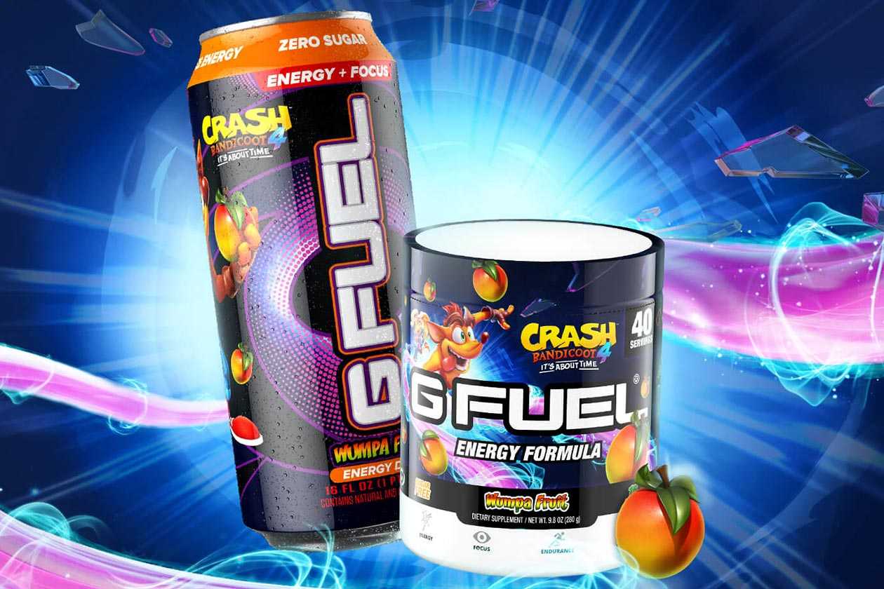 G Fuel teams up with Crash Bandicoot 4 for a Wumpa Fruit flavor