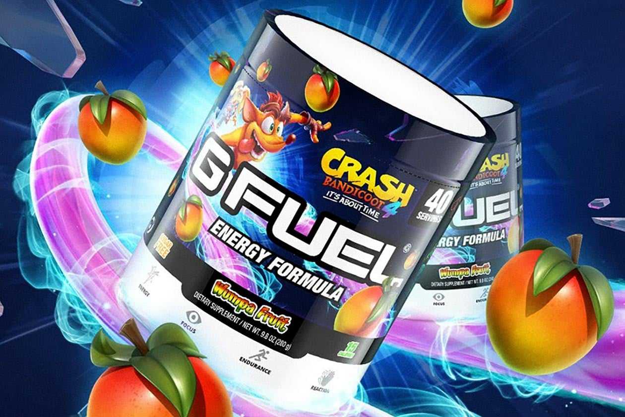G Fuel teams up with Crash Bandicoot 4 for a Wumpa Fruit flavor