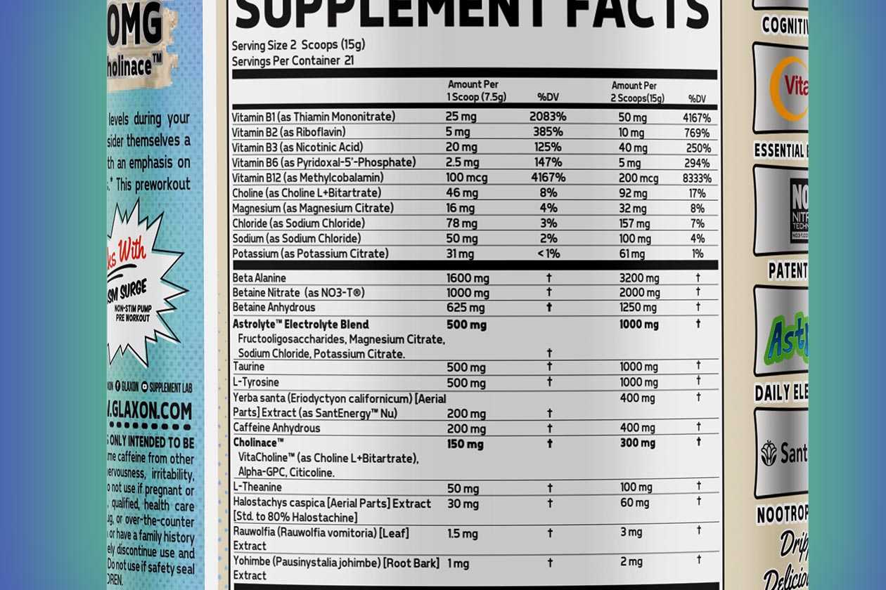 Glaxon's Specimen YoYo formulated for even better focus and pumps