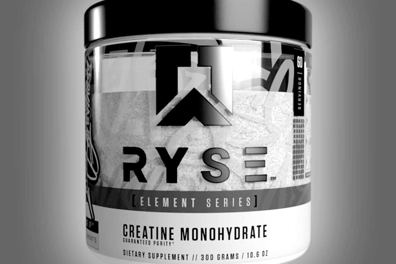 RYSE adds an unfalvored creatine powder to its Element Series
