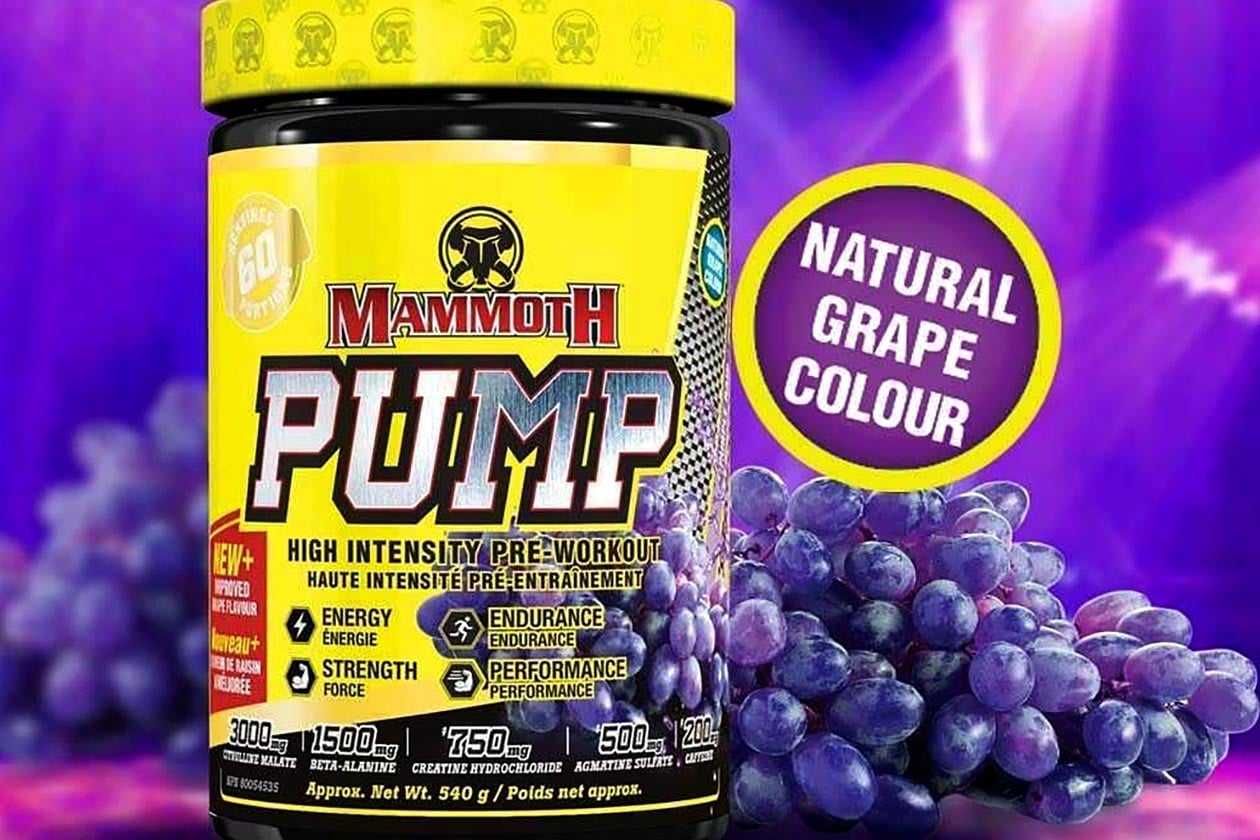 Mammoth releases its preworkout Mammoth Pump in Purple Rain