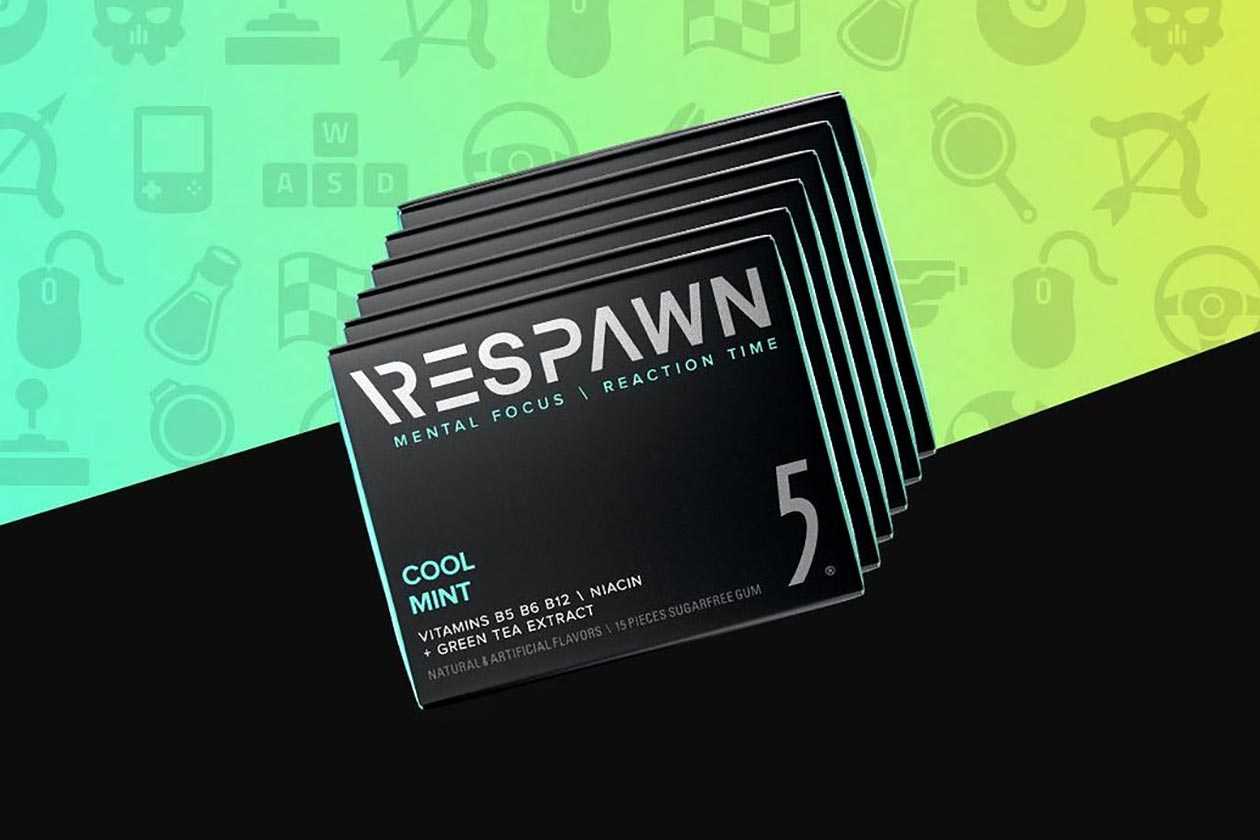 Razer puts together a sixpack of its Respawn By 5 caffeine chewing gum