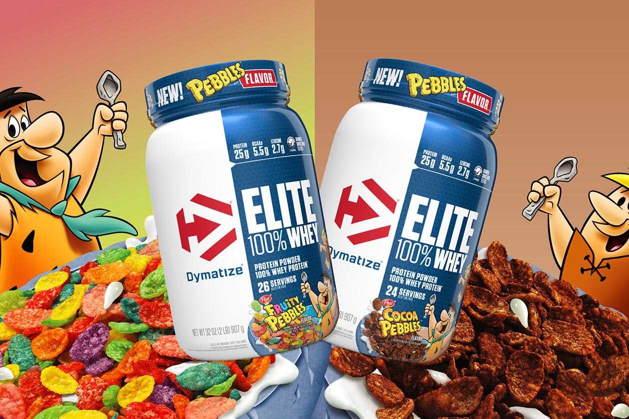 Dymatize drops Elite Whey in authentic Cocoa and Fruity Pebbles flavors