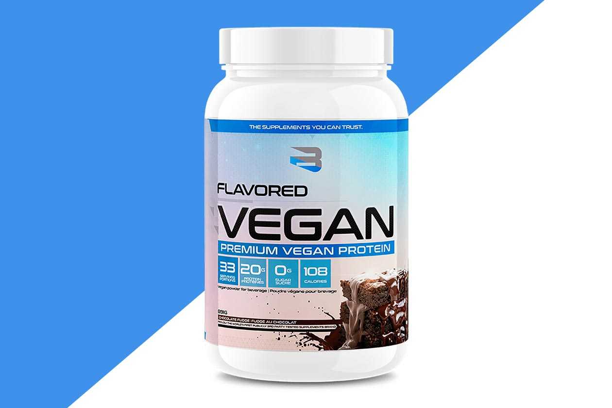 believe supplements flavored vegan