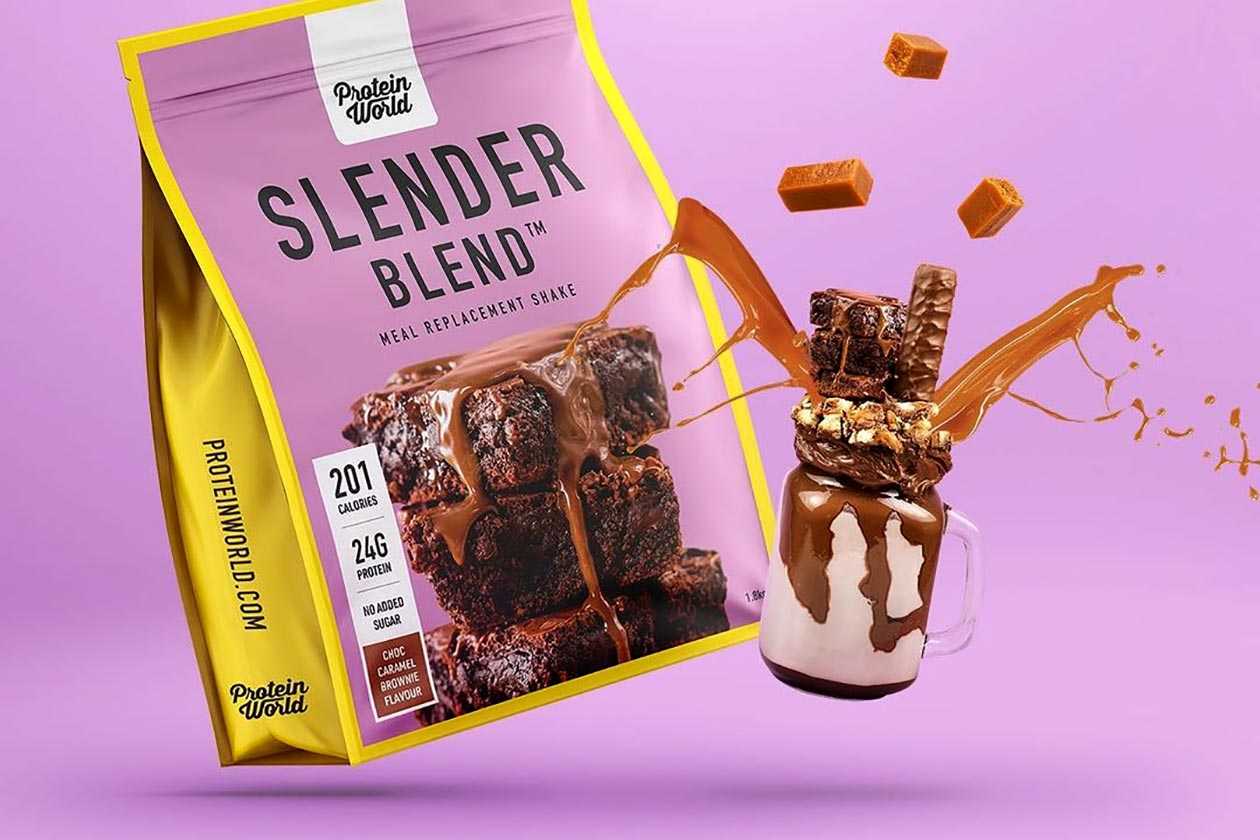 Delicious Choc Caramel Brownie flavor now available for Slender Blend