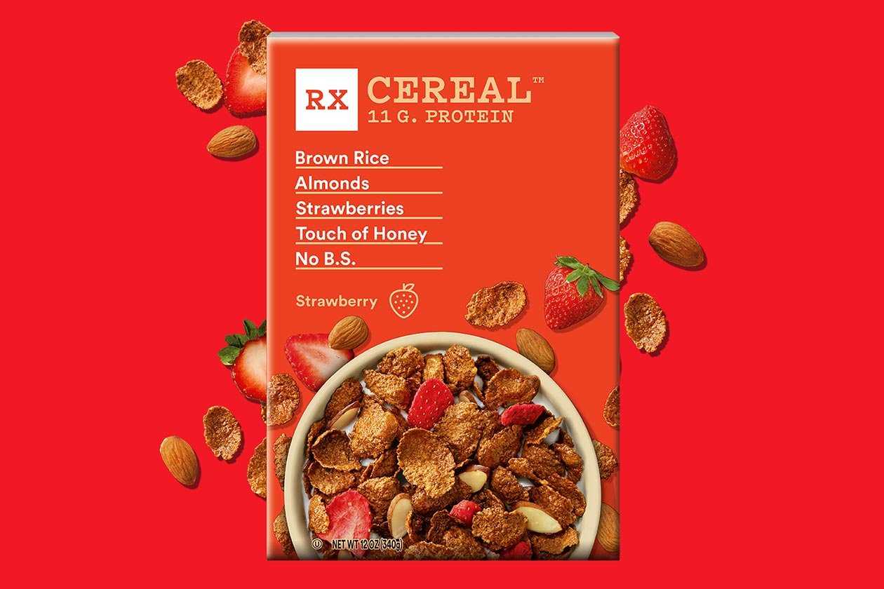 rxbar strawberry rx cereal