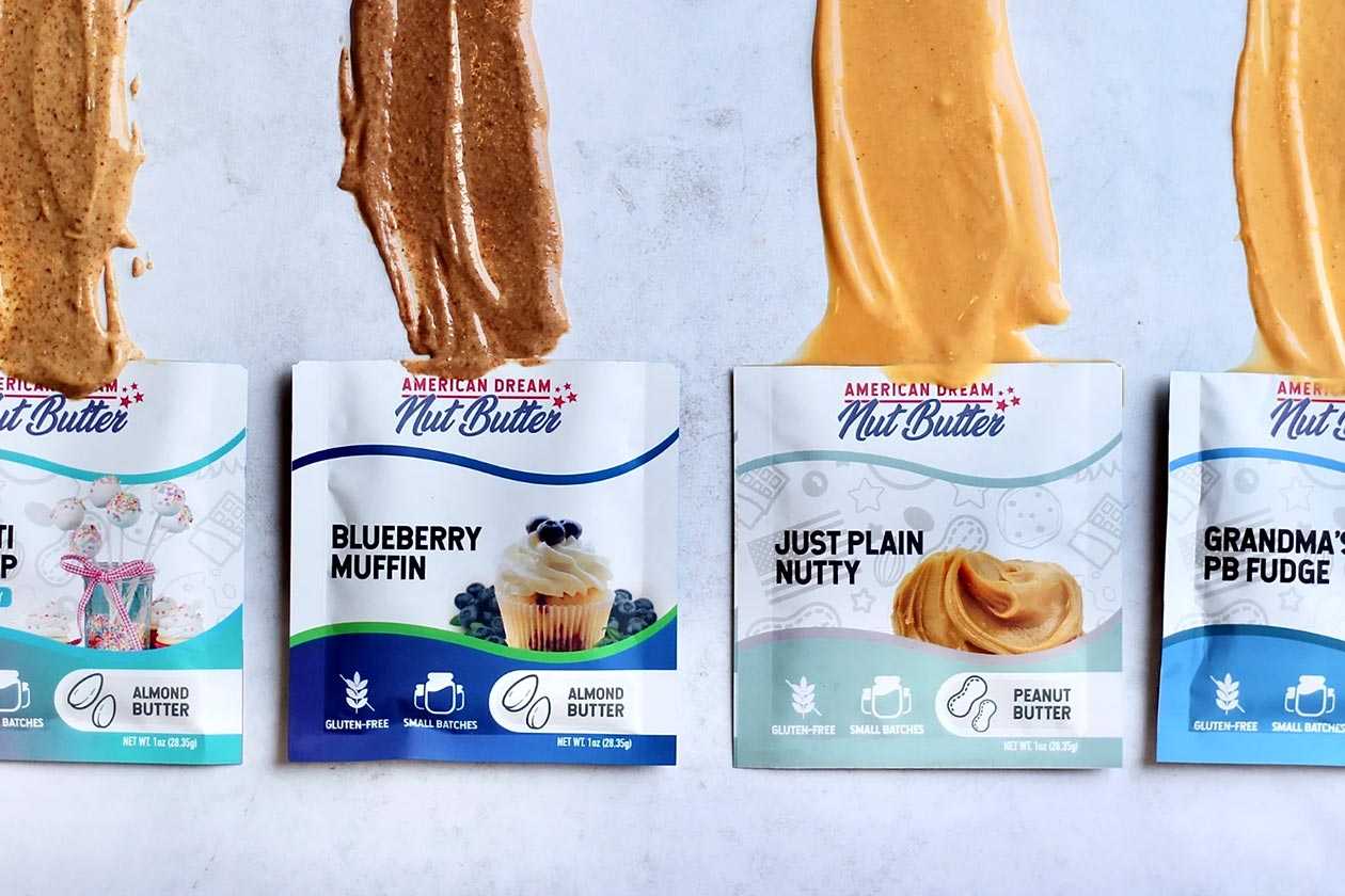 American Dream Nut Butter drops squeeze packs in four flavors
