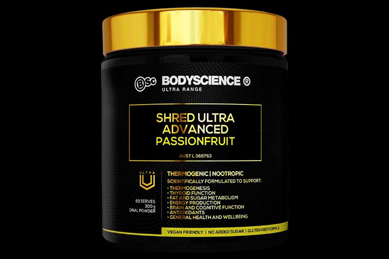 body science shred ultra advanced