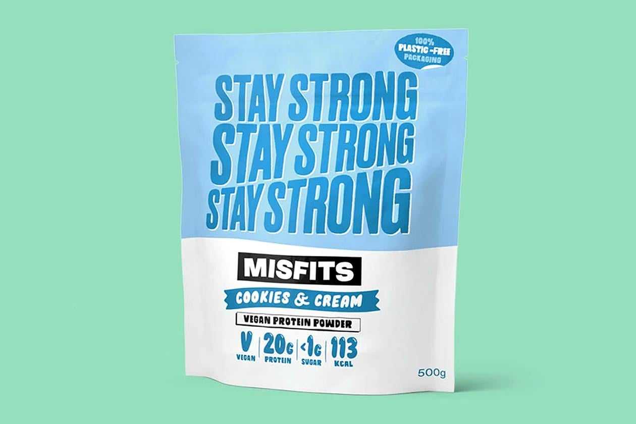 Misfits adds its protein bar flavor Cookies 'N' Cream to its protein powder