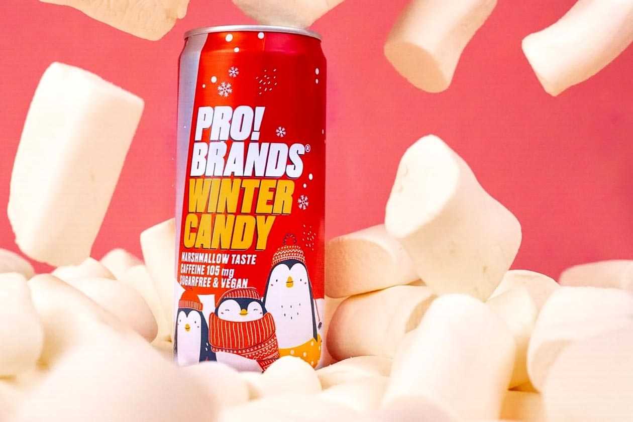 ProBands special edition Winter Candy Marshmallow energy drink