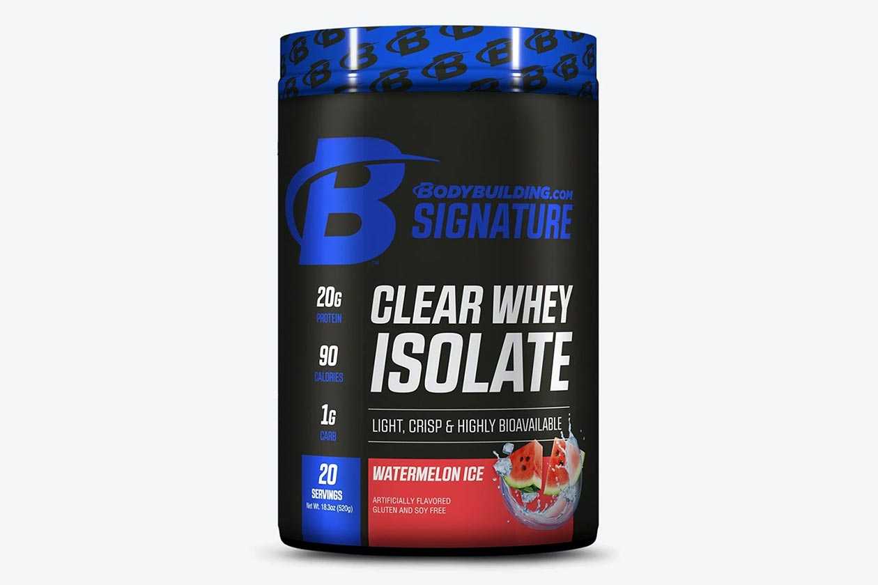 Bodybuilding Com Clear Whey Isolate