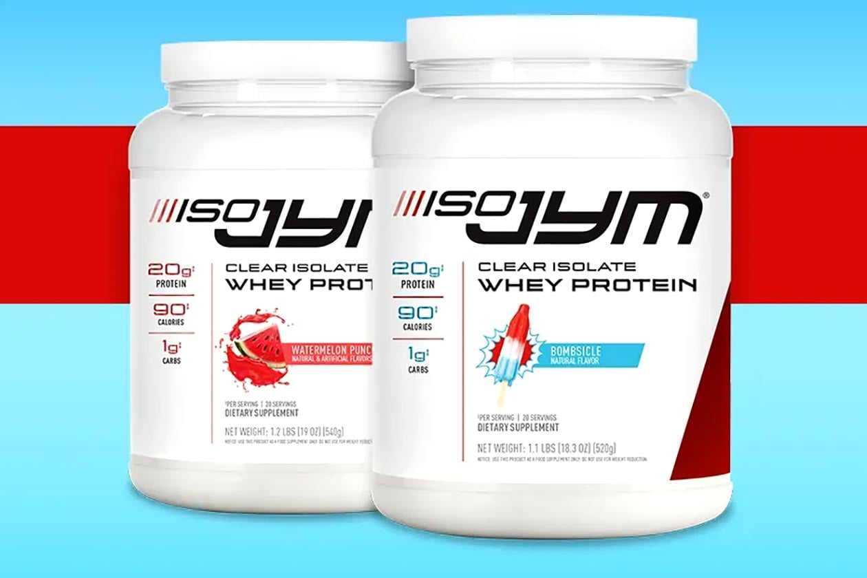 Watermelon Punch brings ISO Jym protein powder's menu to a total of five