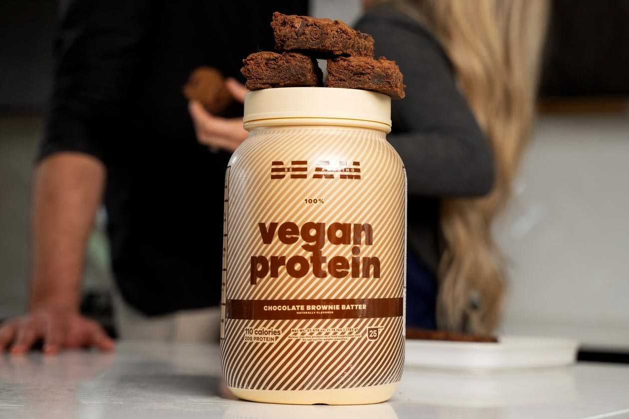 Beam Chocolate Brownie Batter Vegan Protein