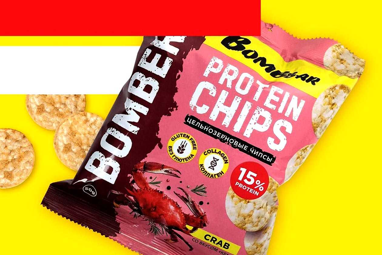 Bombbar Crab And Milk Chocolate Bombers Protein Chips
