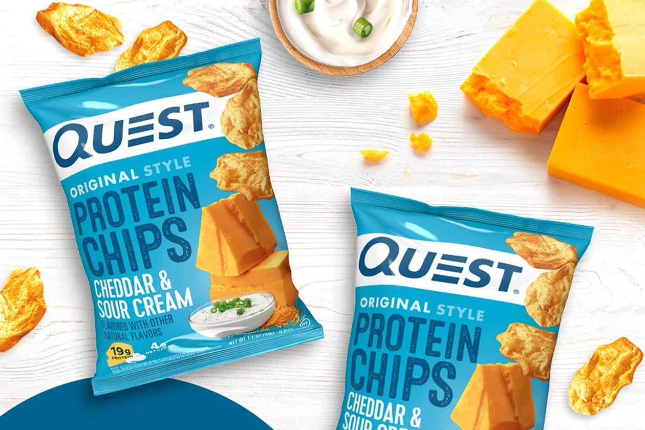 Original Cheddar & Sour Cream flavor is back for Quest Protein Chips