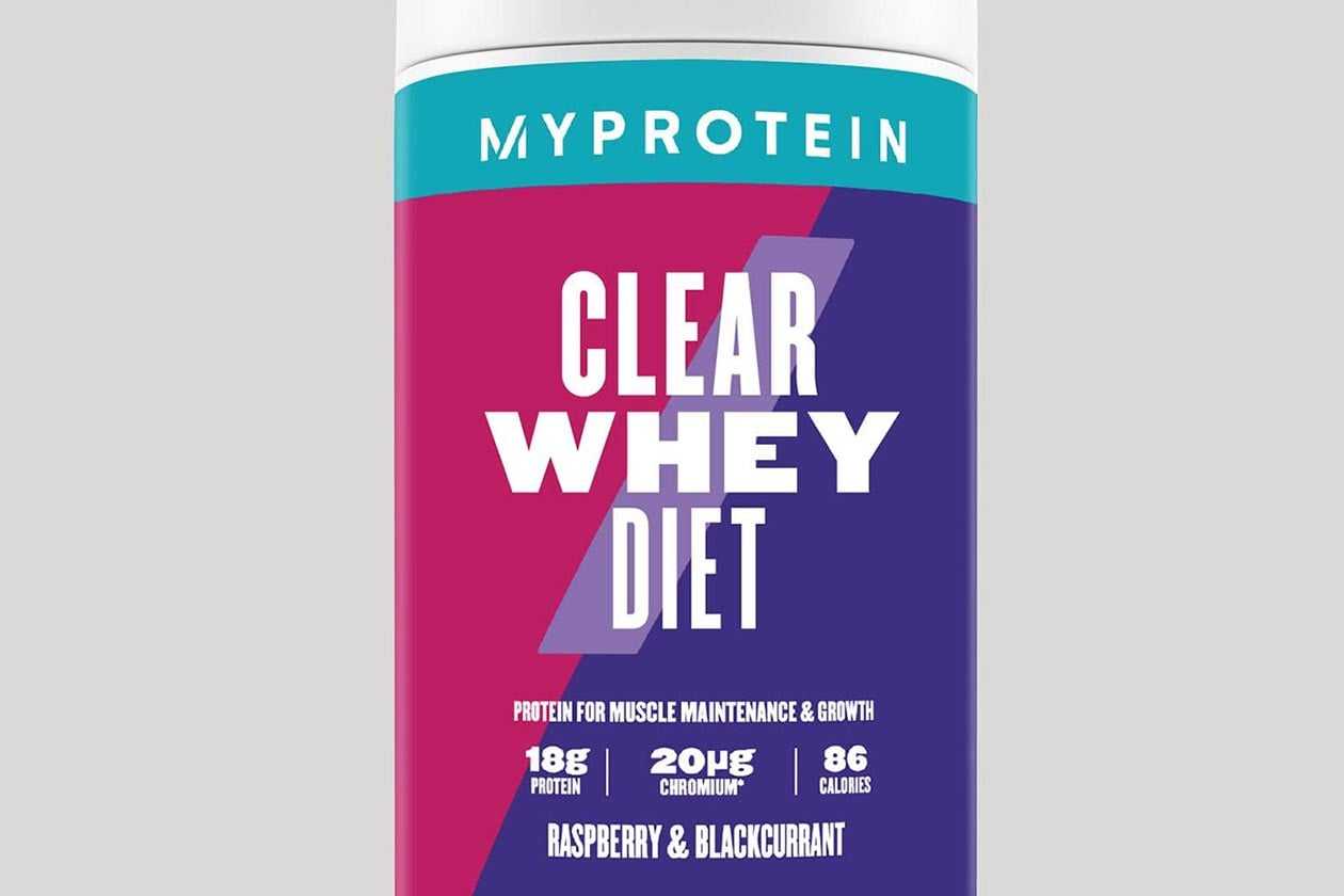Myprotein mixes protein powder and weight loss in Clear Whey Diet