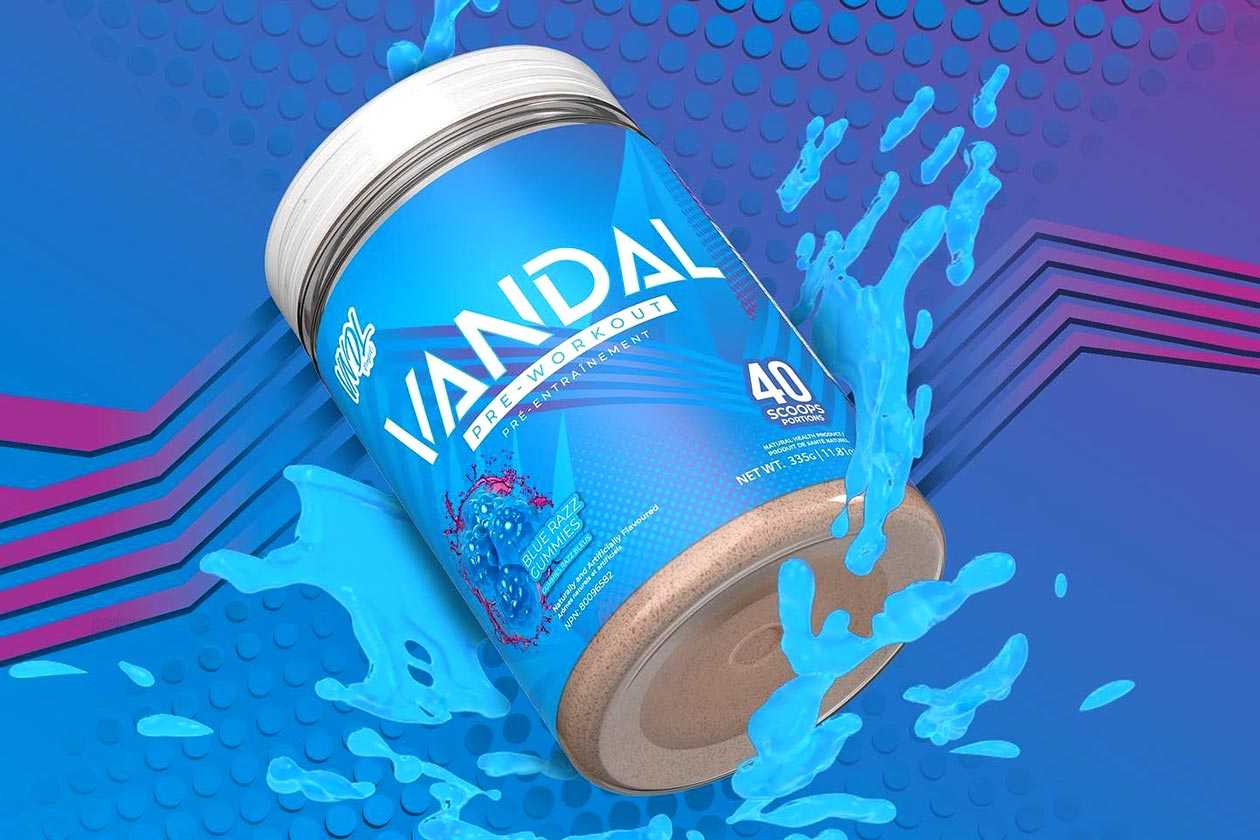 Vndl Blue Razz Gummies Vandal