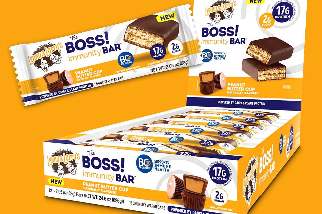 Lenny & Larry's debuts its crispy wafer snack the Boss Immunity Bar