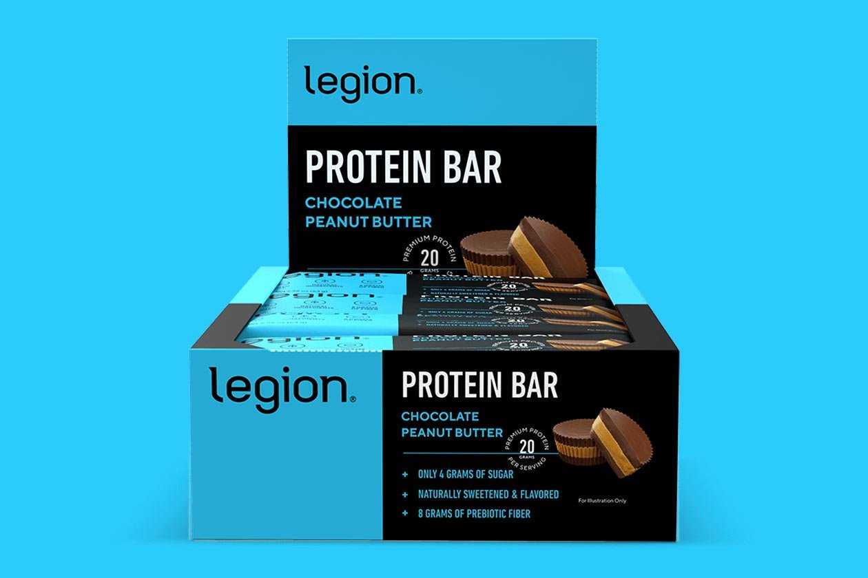 Improved Legion Protein Bar now in Chocolate Peanut Butter