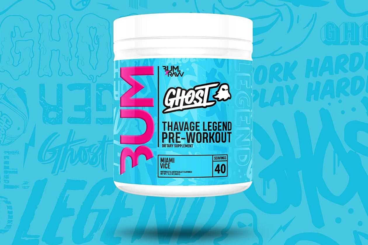 Ghost and Raw Nutrition's limited Thavage Legend PreWorkout