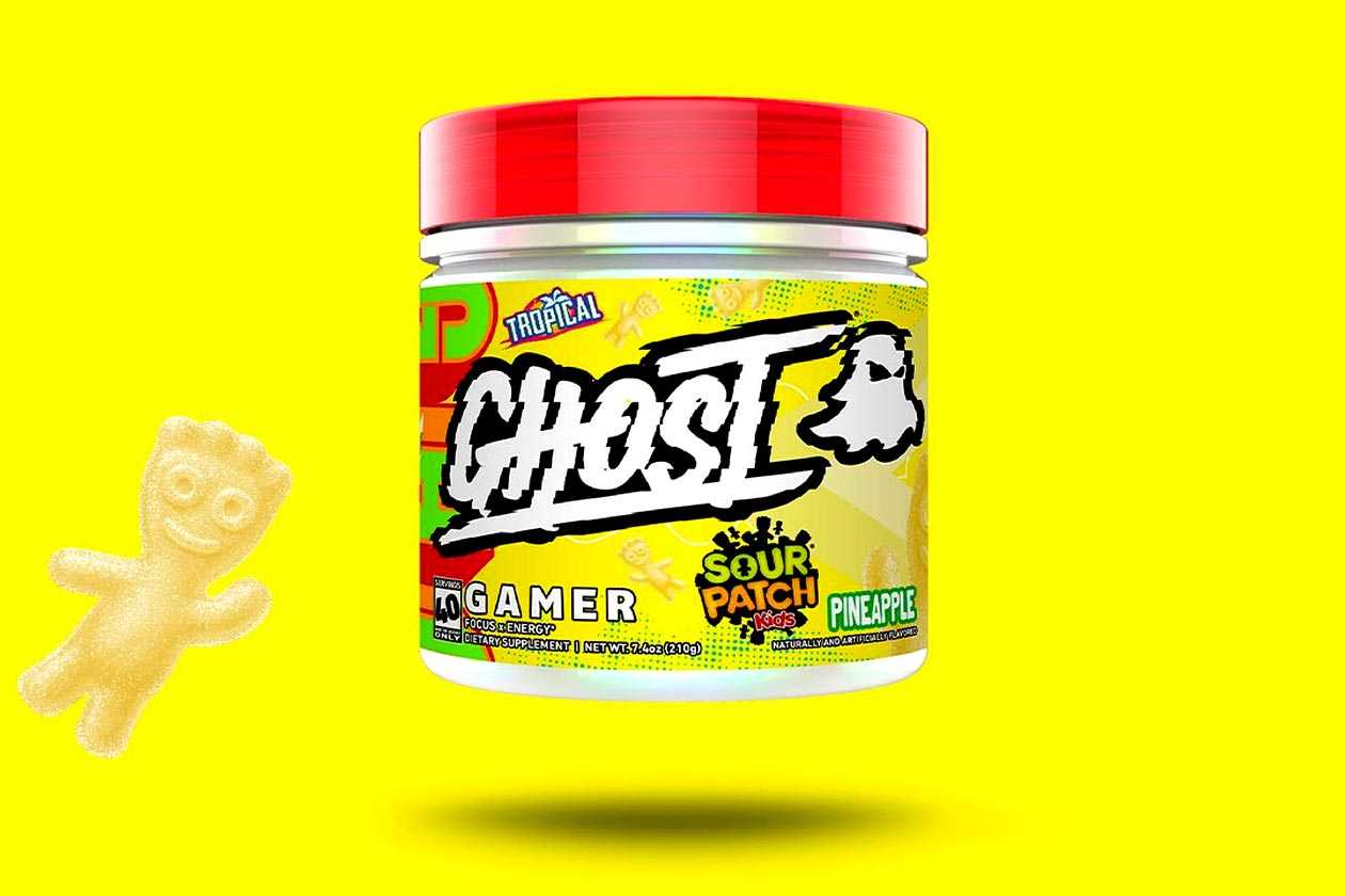 Sour Patch Pineapple Ghost Gamer and BCAA for Sour Candy Day