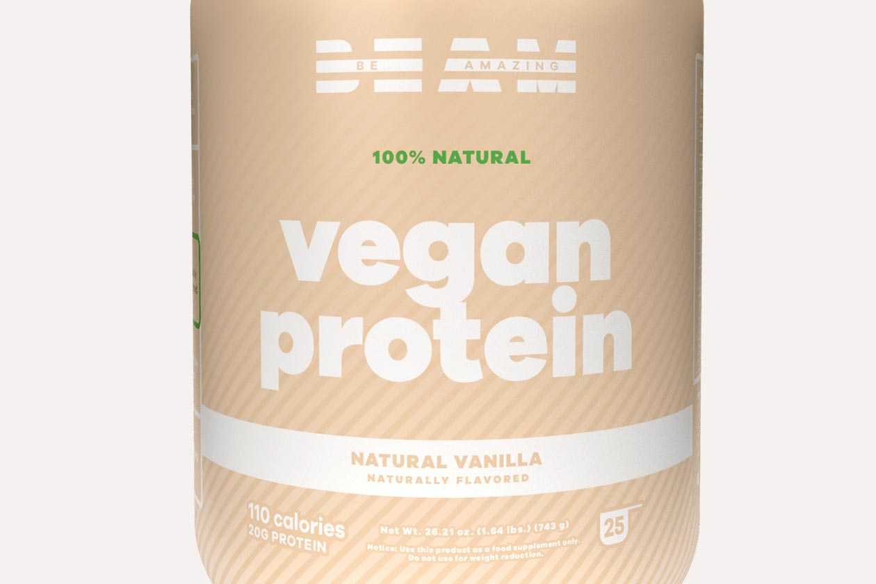 Beam Natural Vanilla Vegan Protein