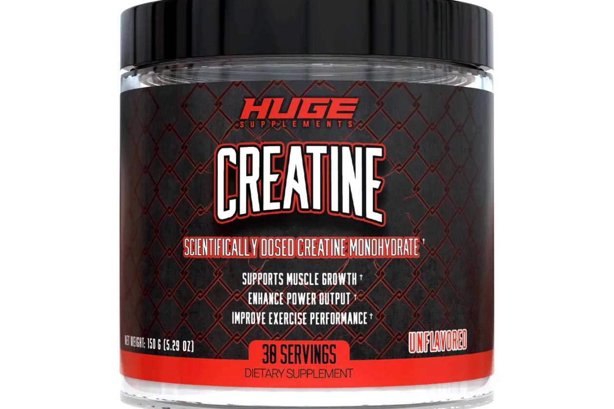 Huge Creatine now comes in unflavored powder for the same price