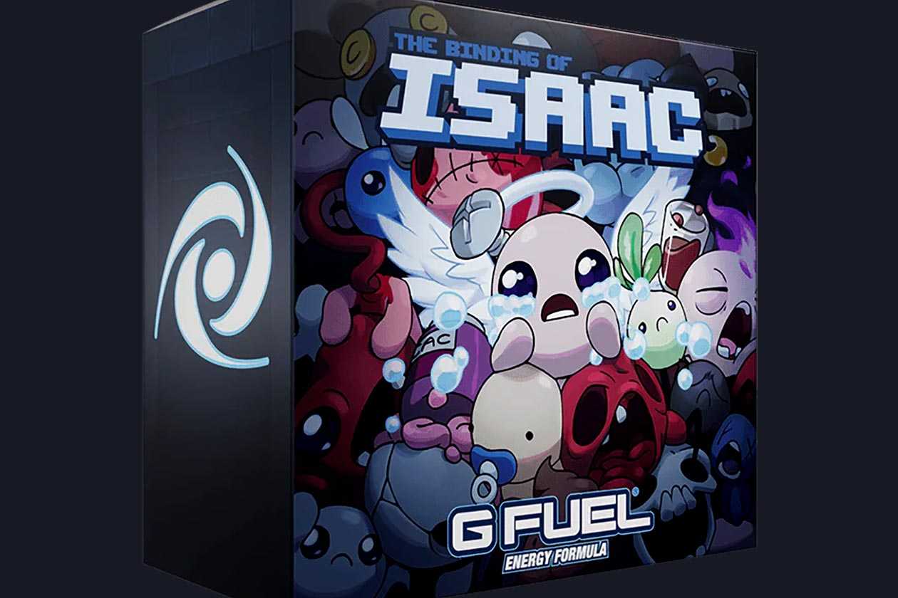 The Binding Of Isaac's flavor of G Fuel named Isaac's Tears