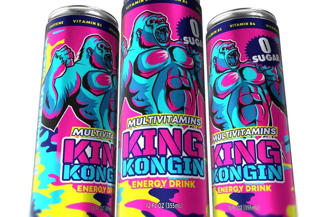 King Kongin energy drink gives you 116mg of caffeine and no sugar