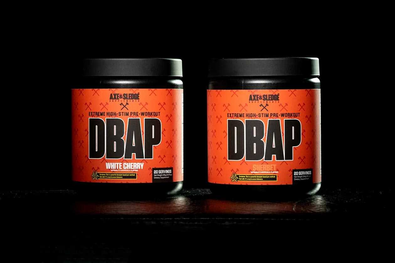 Axe and Sledge's hardhitting highstimulant DBAP preworkout