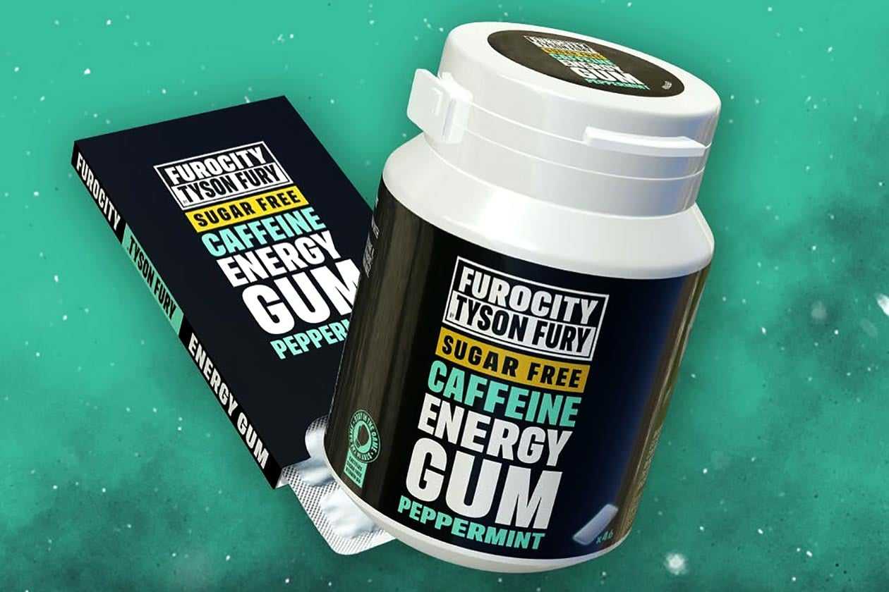 Tyson Fury's Furocity introduces caffeineenhanced chewing gum