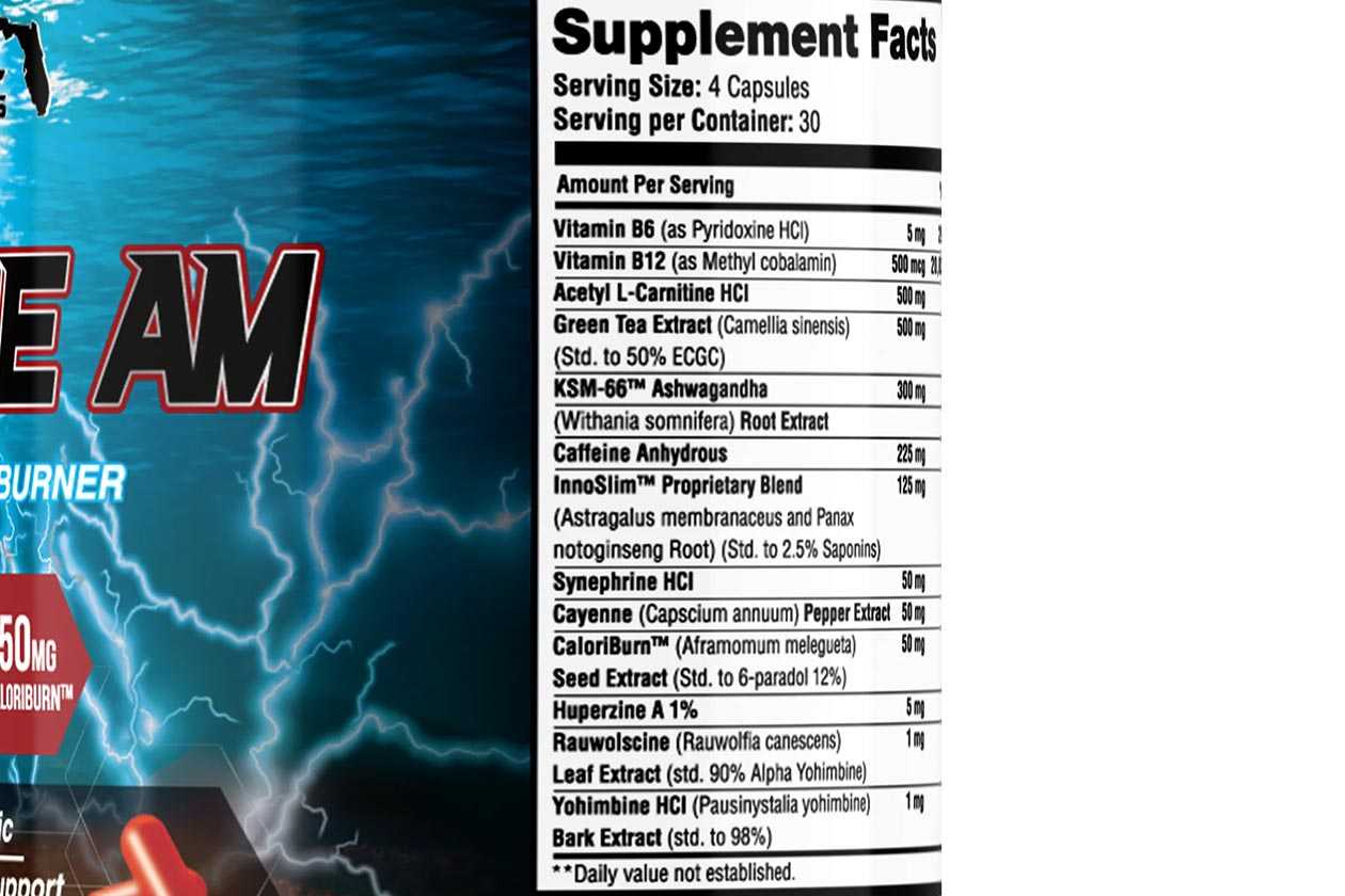 Coastal Formulas Liquifire Am Label