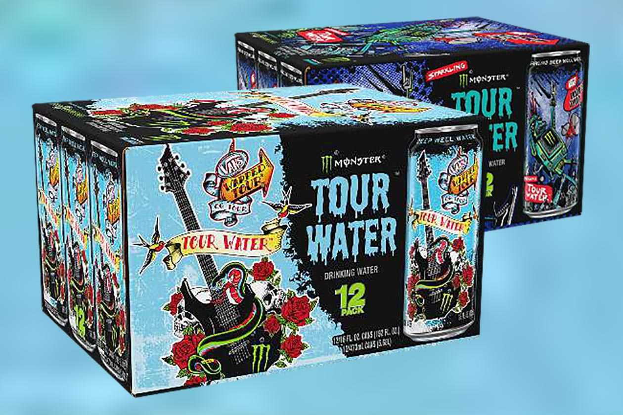 Monster Tour Water is coming to stores in still and sparkling