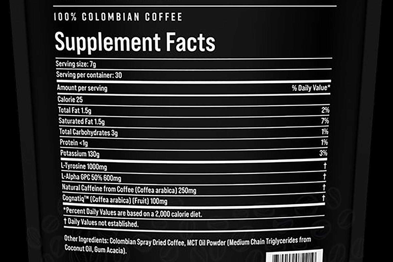 Apollon Nutrition Sharp Nootropic Coffee Label