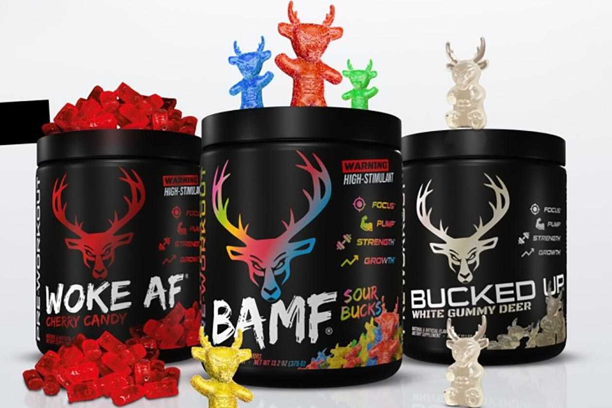 Bucked Up Candy Flavor Series Three Pre Workouts