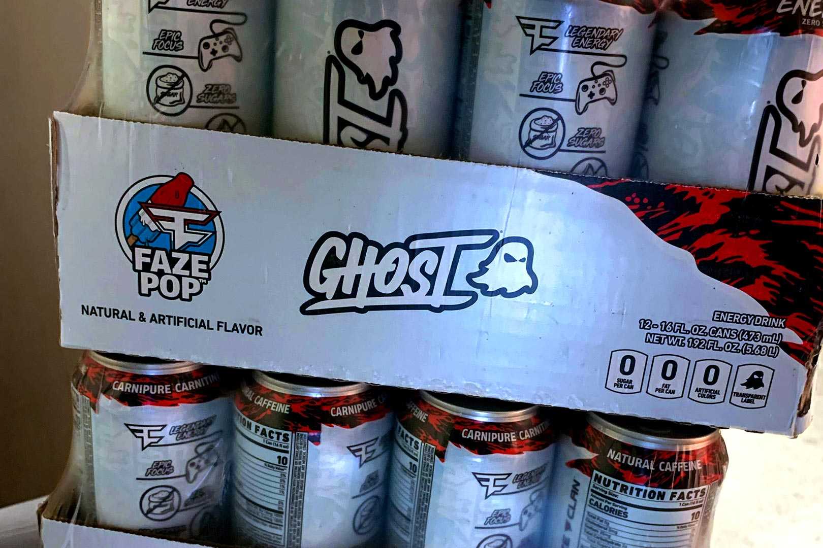 Faze Clan Faze Pop Ghost Energy Drink