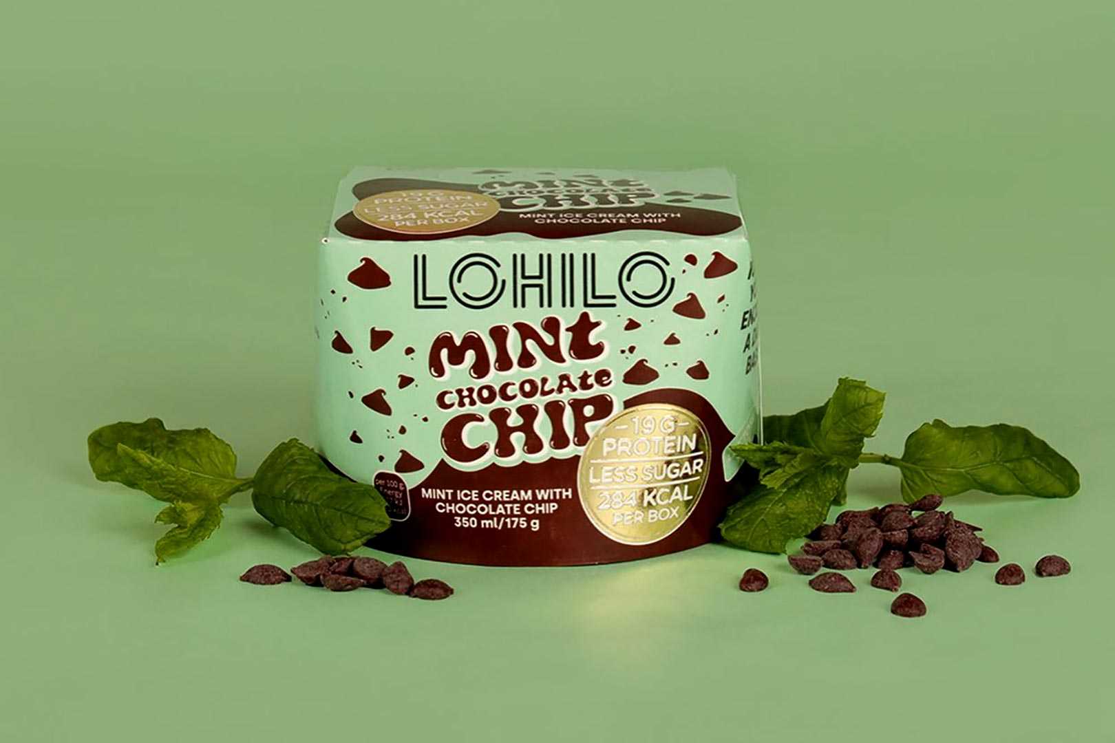Lohilo Mint Chocolate Chip Ice Cream