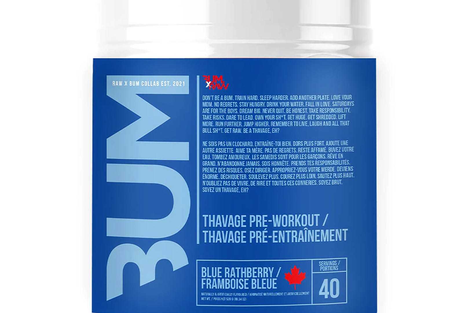 Raw Nutrition Blue Rathberry Thavage