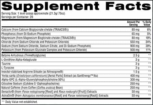 Soul Performance Nutrition Aura Endorphin Flow Label