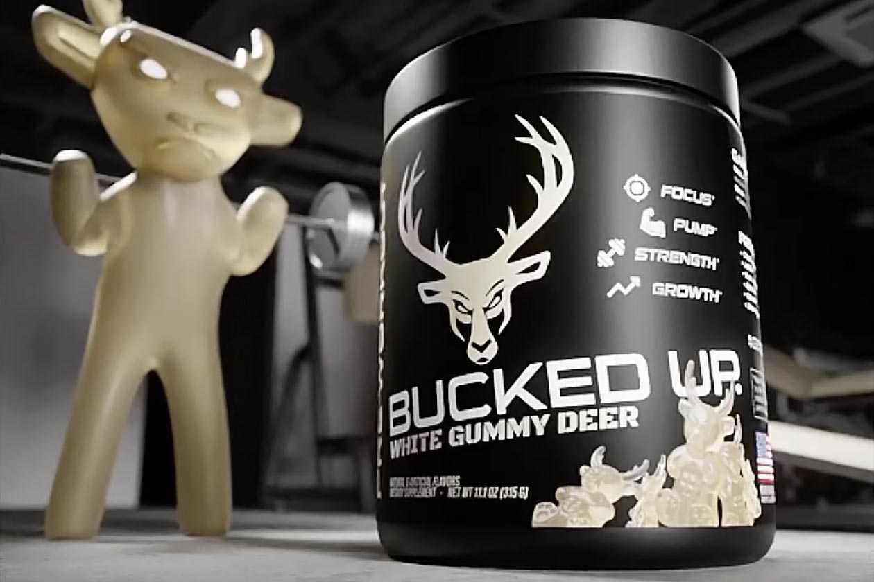 White Gummy Deer Bucked Up Pre Workout