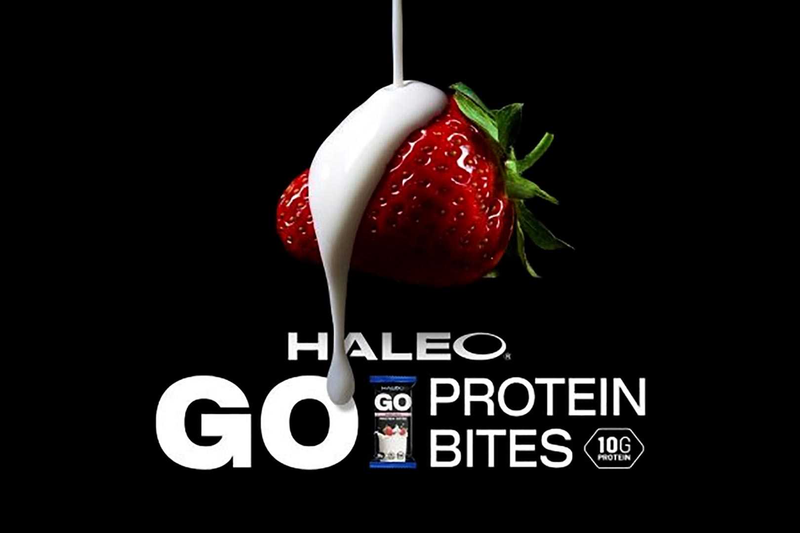 Haleo Strawberry Go Protein Bites