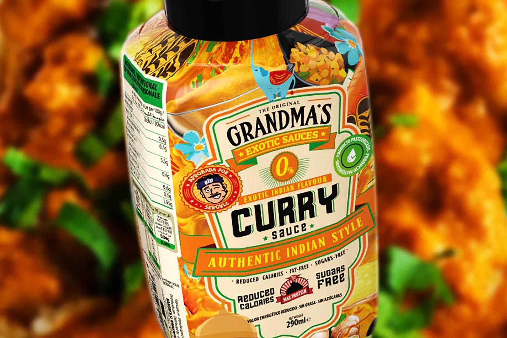 Max Protein Grandmas Curry Sauce