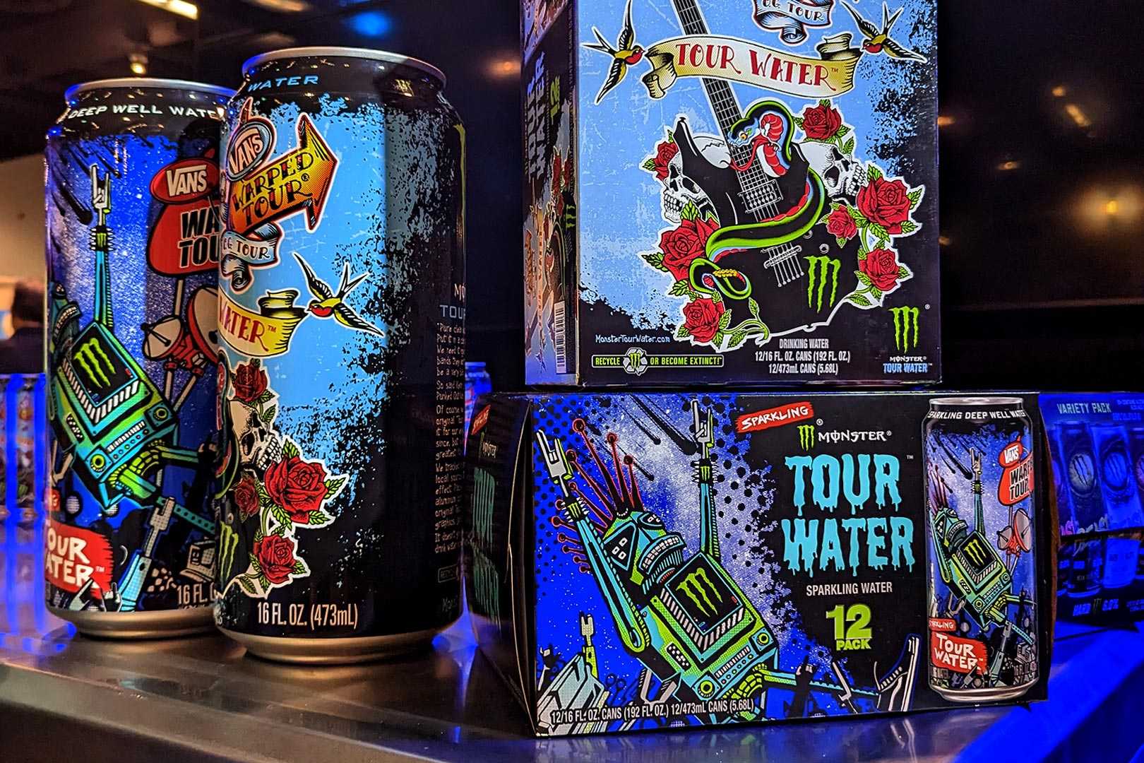 Monster At Expo West With Tour Water