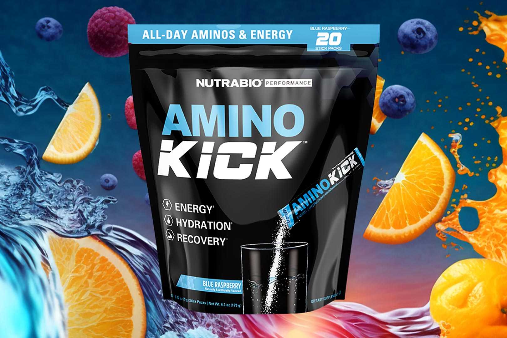 Nutrabio Amino Kick Stick Pack Bags