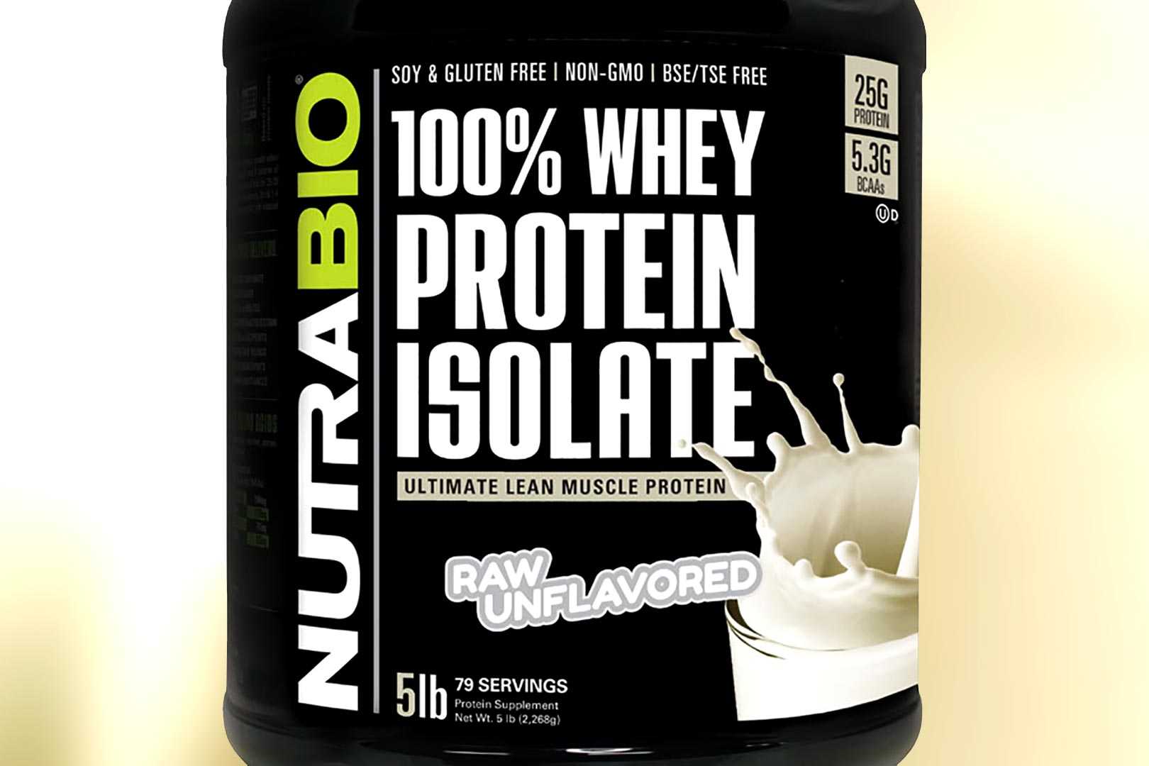 Nutrabio Raw Unflavored Whey Isolate
