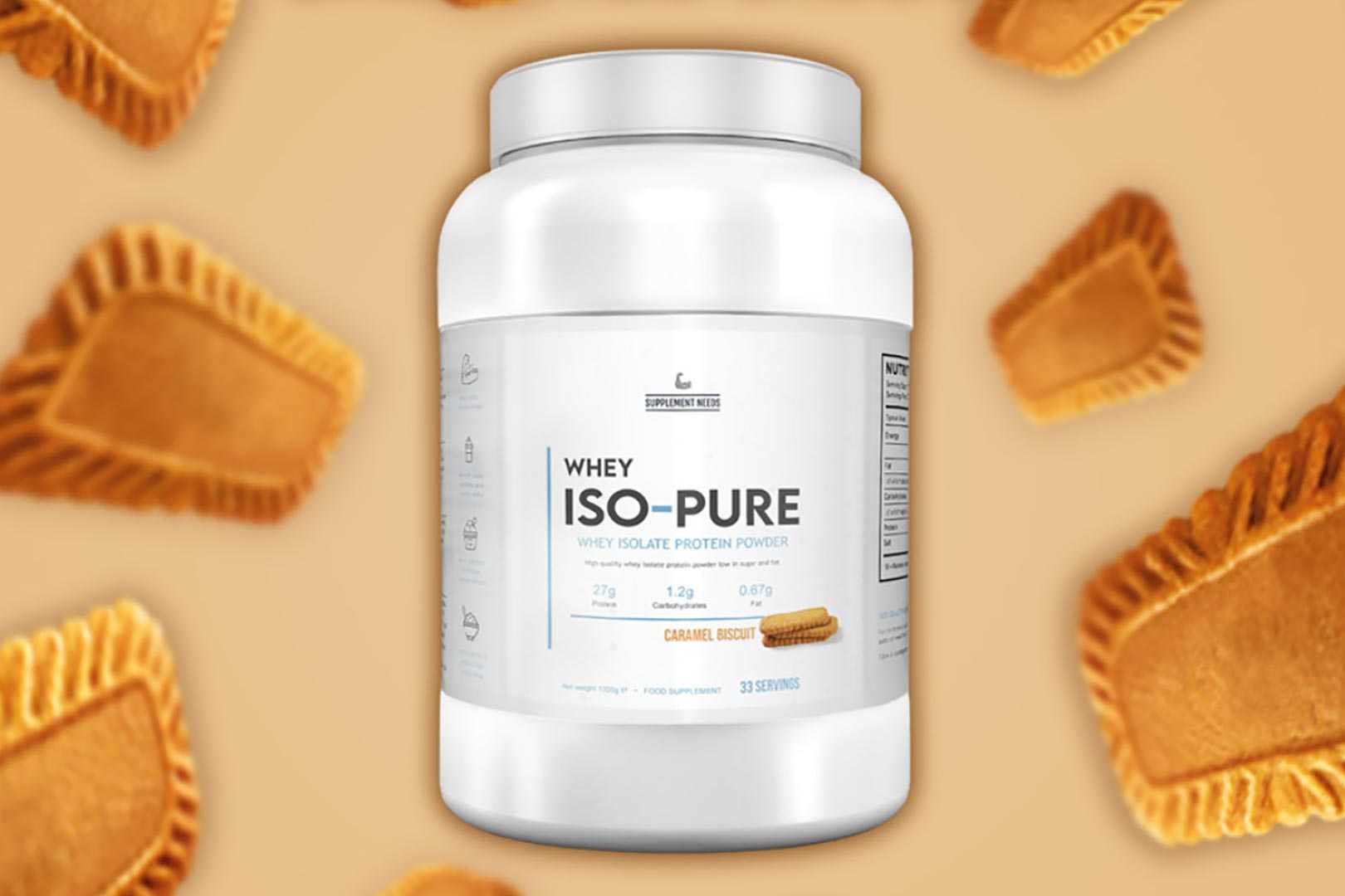 Supplement Needs Caraml Biscuit Iso Pure