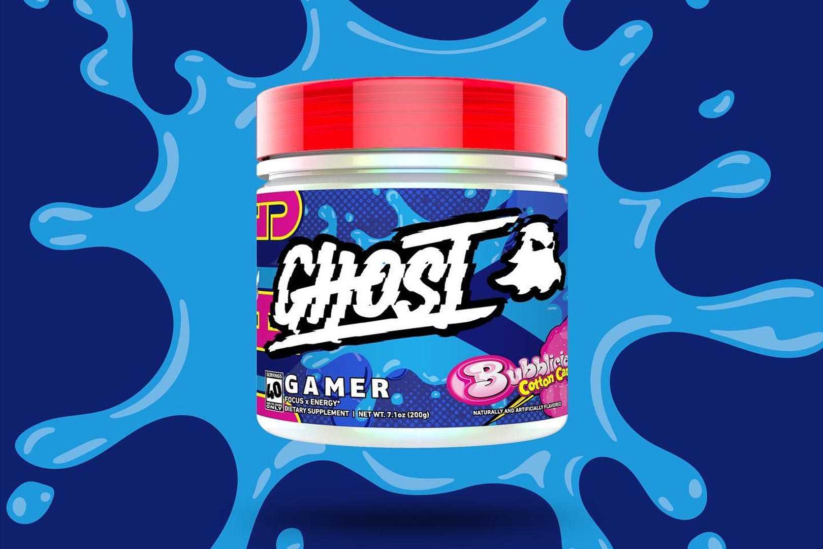Bubblicious Cotton Candy Ghost Gamer